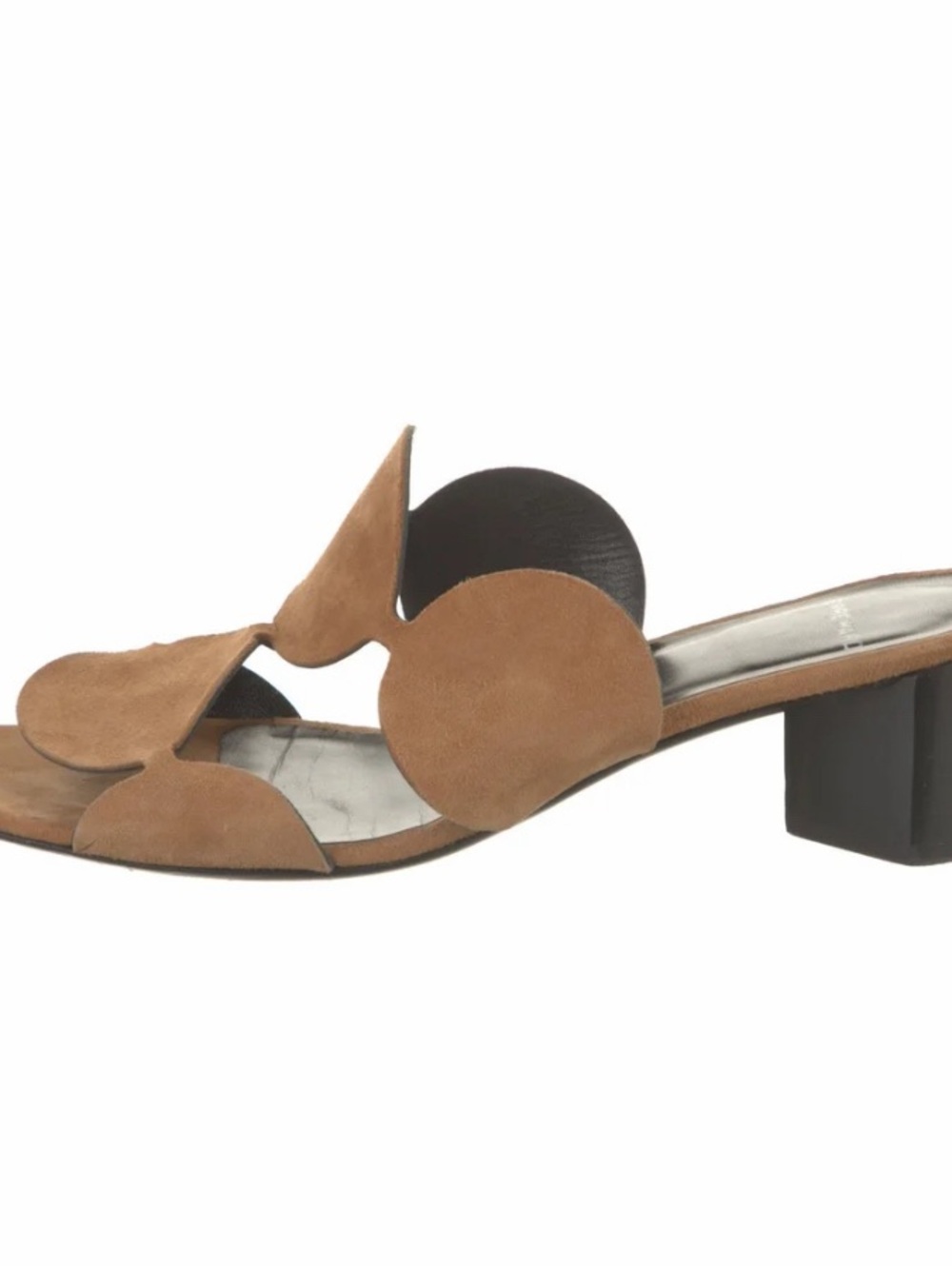 Pierre Hardy Women's Tan Suede Slide Sandals -37 - Picture 3 of 3